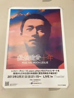 レスリーチャン ポスター 熱情演唱會 passion - メルカリ