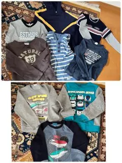 キッズ トレーナー パーカー9点セット中古120サイズ