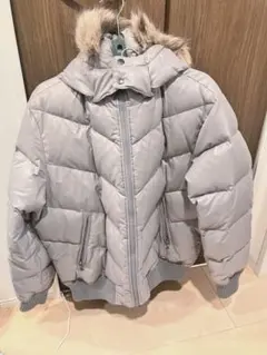 プレミアムダウンジャケット Lサイズ グレー