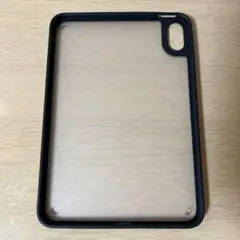 iPad mini 6ケース 透明/黒 スリムデザイン
