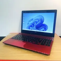 美麗すぐ使えるNECノートメモリ8G大容量500G win11オフィスブルーレイ