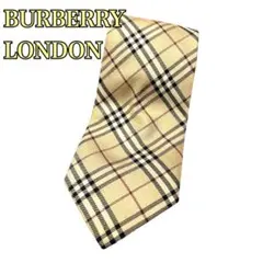BURBERRY LONDON バーバリー ノバチェック ネクタイシルク100%のサムネイル