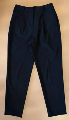 PLST ポリエステル2WAYストレッチタックテーパードパンツ　サイズM