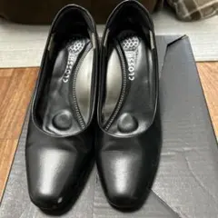 CLOSSHI ブラックパンプス 22.5cmのサムネイル
