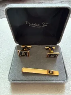 美品】Christian Dior カフリンクス タイピン セット ダイヤ - メルカリ
