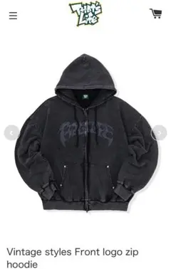 ザッツライフ Vintage styles Front logo zip
