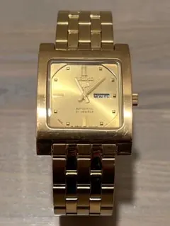 SEIKO 5 Automatic 21 Jewels自動巻き時計 ゴールド