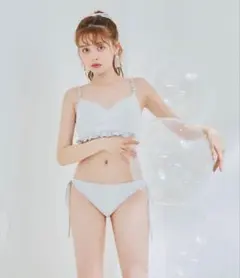 全サイズ完売品】ravijour コルセットビキニセット SAX BLUE - メルカリ