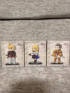 ファイナルファンタジー　タクティクス　ミニフィギュア　3種