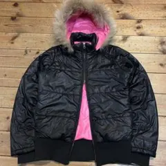 ぞうすい様専用　ラクーンファー 中綿入り ジャケット N-2B