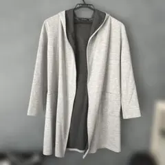 INGNI フード付きカーディガン グレー