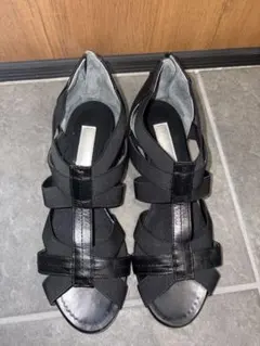 【美品】REGAL リーガル ストラップサンダル ブラック 黒 24cm