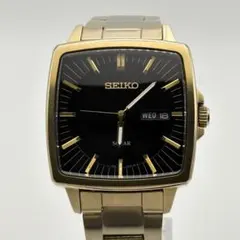 稼働 SEIKO ソーラー V158-0AF0 メンズ腕時計 スクエア ゴールド 2026年最新】SEIKO V158-0AE0の人気アイテム - メルカリ