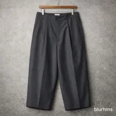 blurhms ブラームス　ウールスラックス blurhms (ブラームス) Wool Ramie Super Wide Slacks / ウールラミー