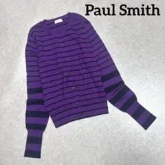 Paul Smith ポールスミス 長袖 カーディガン ボーダー リブ袖のサムネイル