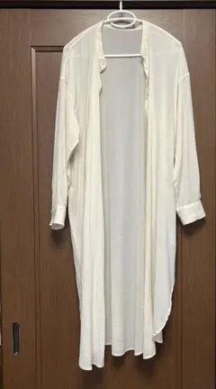 OZOC ロングシャツ シアーシャツ　羽織　シャツ　レディース