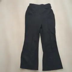 150cm 黒 フレアパンツ