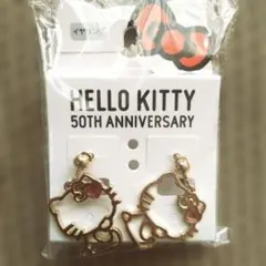 HALLO KITTY 50TH ANNIVERSARY　イヤリング