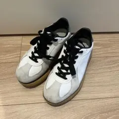 Onitsuka Tiger スニーカー ホワイト グレー　デレシティ 24cm