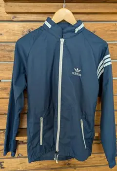 【80年代・デサント製】adidas ナイロンジャケット ADS-200