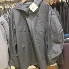 ユニクロc ブロックテックパーカ ブラック L
