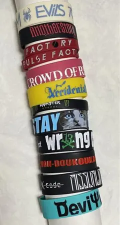 【新品未使用】邦ロック　ラバーバンド　まとめ売り！ 邦ロック ラババン まとめ売り - メルカリ