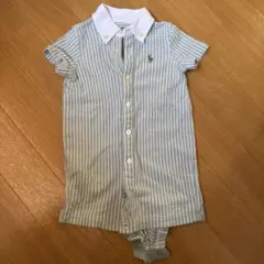 Ralph Lauren ストライプロンパース 6M 70サイズ