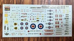 ハセガワF-104Jの空自&Canada空軍のデカールと組立説明書のサムネイル