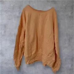 一点物⭐︎オレンジ トレーナー スウェット レディース 長袖