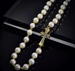 Lucliss Jewelry 【ラクリス】 パールと十字架ネックレス - メルカリ