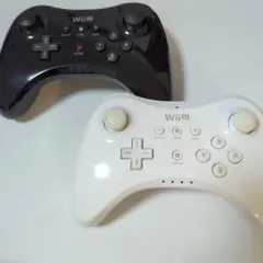 Wii U PROコントローラー　ブラック　ホワイト