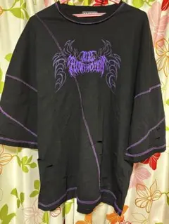 REFLEM レフレム オーバー Tシャツ パープル 地雷系 サブカル系のサムネイル
