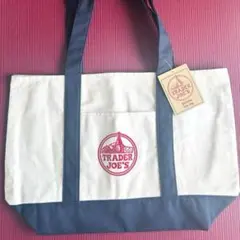 新品タグ付き　TRADER JOE'S トートバッグ キャンバス　エコバッグ　紺