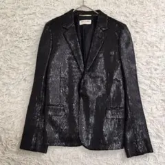 美品✨サイズ42 SAINT LAURENTスパンコールジャケット - メルカリ