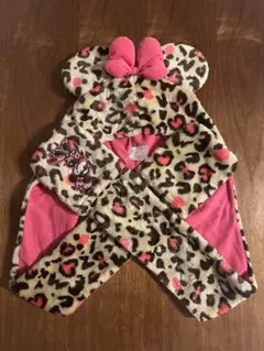 ミニー ヒョウ柄 マフラーキャップのサムネイル