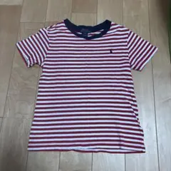 Polo Ralph Lauren 赤白ストライプ Tシャツ 5サイズ
