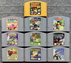 訳あり 海外版 任天堂64 ゲームソフト 10本