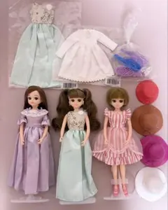リカちゃんキャッスル　お人形教室　本体お洋服セット