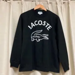 ラコステ × ビームス 別注 ビッグ ワニ ロングスリーブ Tシャツ ブラック