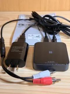 ELECOM　ワイヤレスオーディオレシーバー LBT-AVWAR501BK