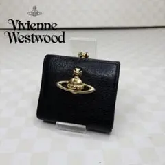 極美品　vivienne ヴィヴィアン 二つ折り財布　がま口　M8148
