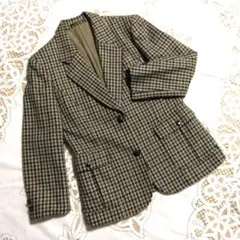 ⚫タイムセール　バーバリー千鳥格子厚手ダックスアクアスキュータムお好きな方も