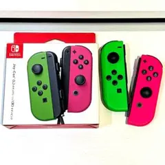 純正 Switch ジョイコン ネオンピンク ネオングリーン
