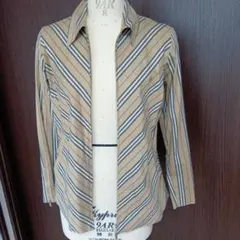 バーバリー　ロンドン　ブルゾン　長袖　ベージュ　チェック　ジッパー壊れ　Ｌ