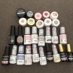 ジェルネイル まとめ売り 28本 ネイル工房 ネイルタウン ダイソー セリア