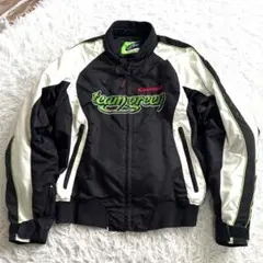 極希少✨Kawasaki 　レザー　Ninja ライダースジャケット　L カワサキパーツ/ウエア＆グッズオンラインショップカワサキ×elf