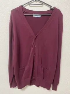 【スクールカーディガン】赤制服セーター