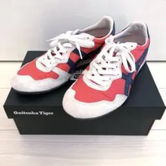 美品 オニツカタイガースニーカーSERRANOセラーノピンク系27