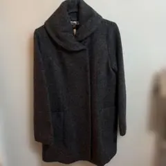 レディースハーフコートグレー　Mサイズ