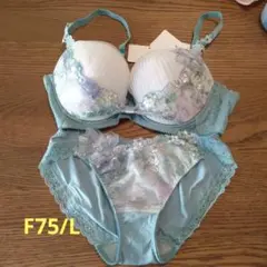 【Wacoal】パルファージュ　リボンブラ　F75セット